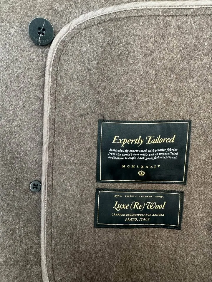 Aritzia Slouch Coat Double-faced Size M NWT image indicator(6)