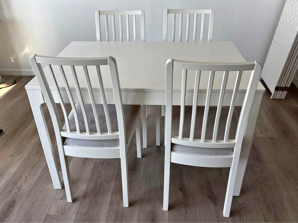 Dining table Ekedalen (120 cm) + 6 Chairs
