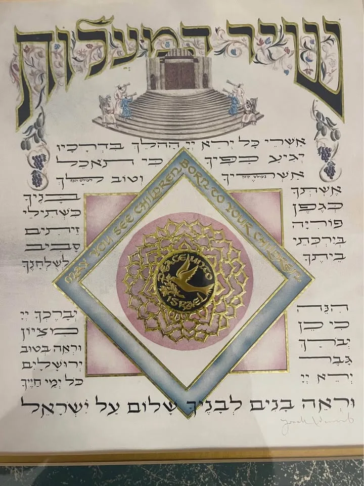 Blessings of family frame, Psalm128 image indicator(2)