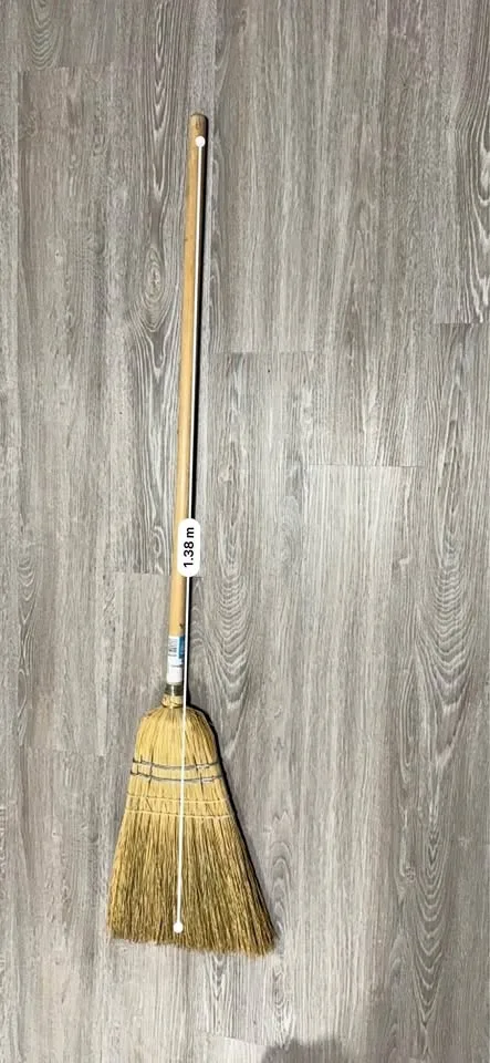 Corn Broom with Solid Wood Handle thumbnail