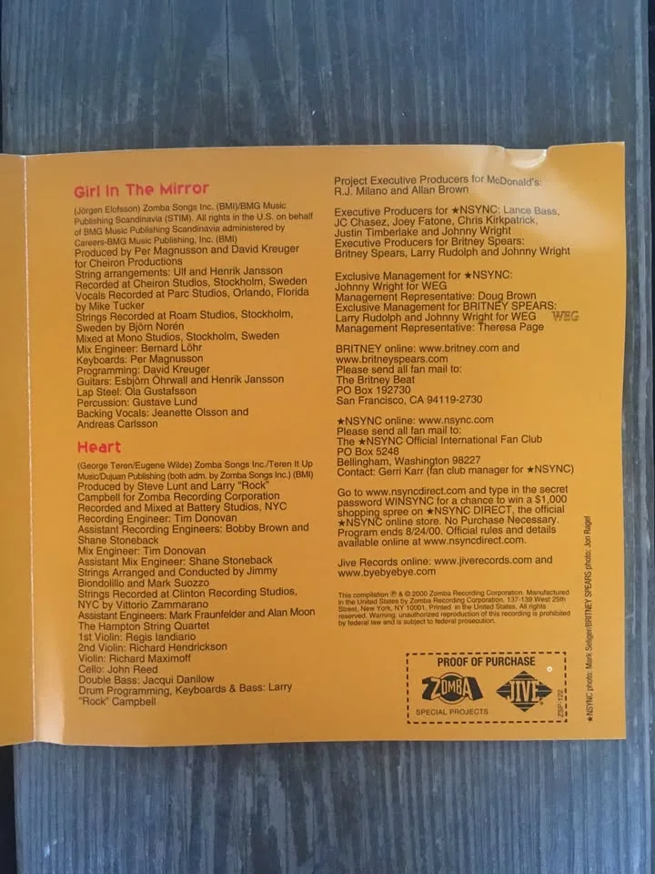 *NSYNC & Britney Spears CD - Like New image indicator(7)