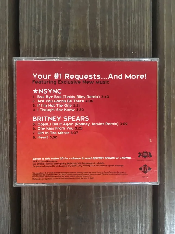 *NSYNC & Britney Spears CD - Like New image indicator(10)