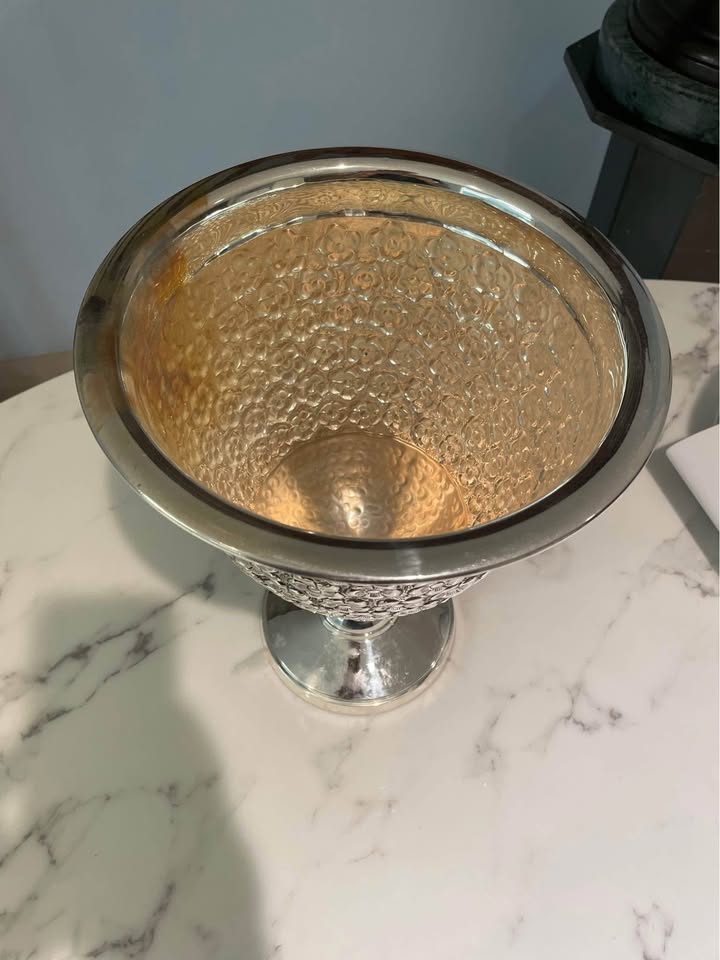 Silver plated vase/ice bucket - photo 4