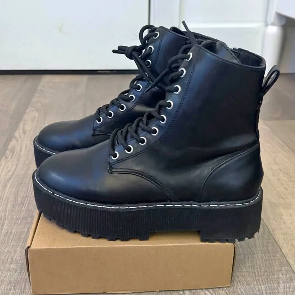 H&M Chunky Combat Boots