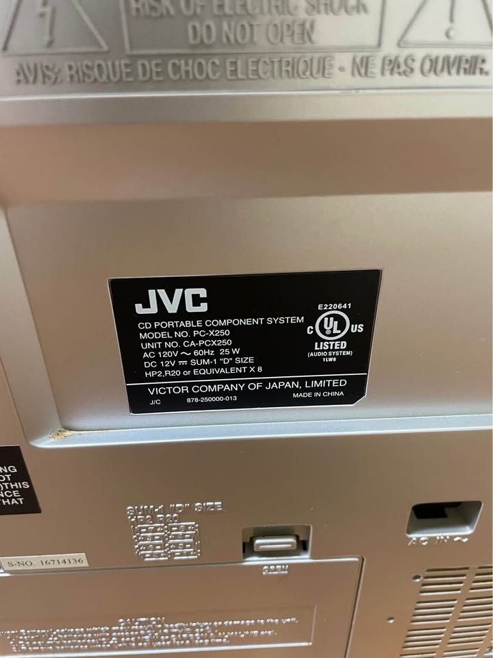 JVC Stereo System - photo 4