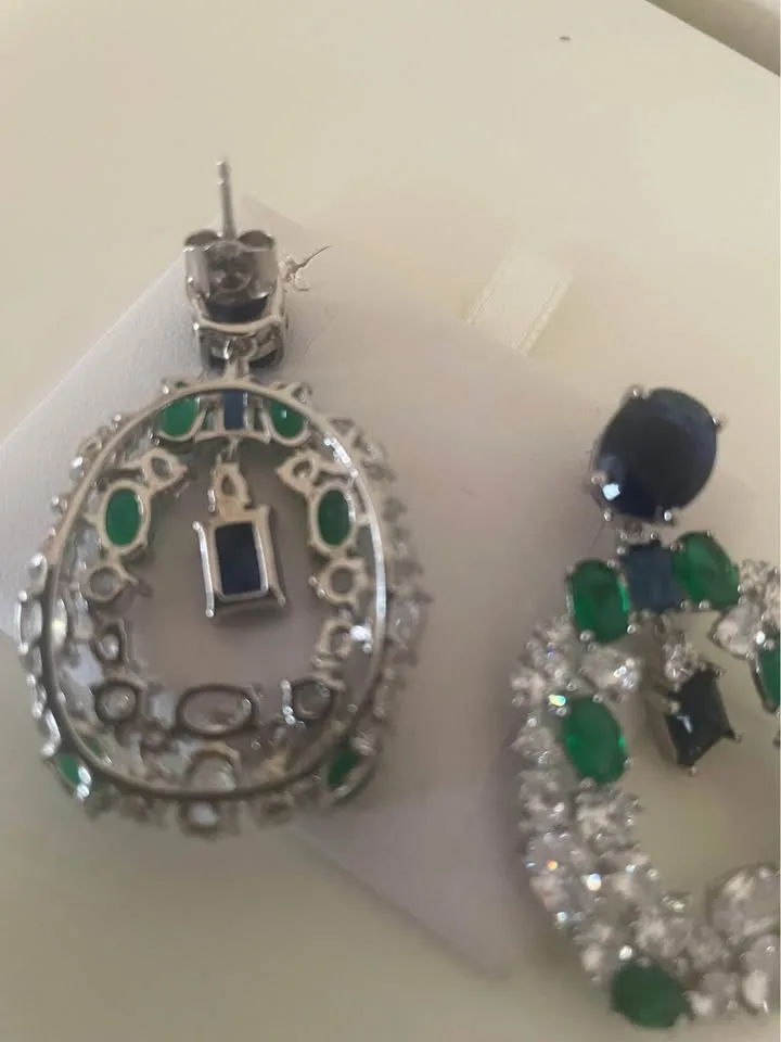 Sterling silver earrings 1.5” image indicator(2)