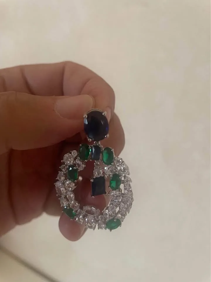 Sterling silver earrings 1.5” image indicator(3)