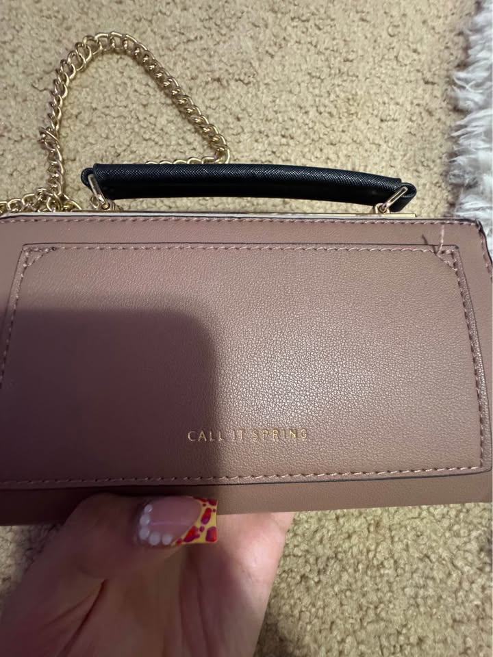 call it spring nude pink purse crossbody bag - photo 2