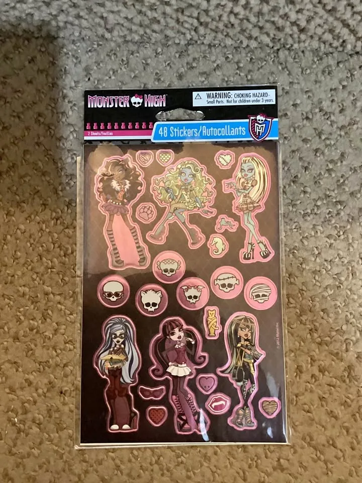 Monster High stickers thumbnail