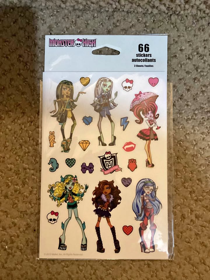 Monster High stickers