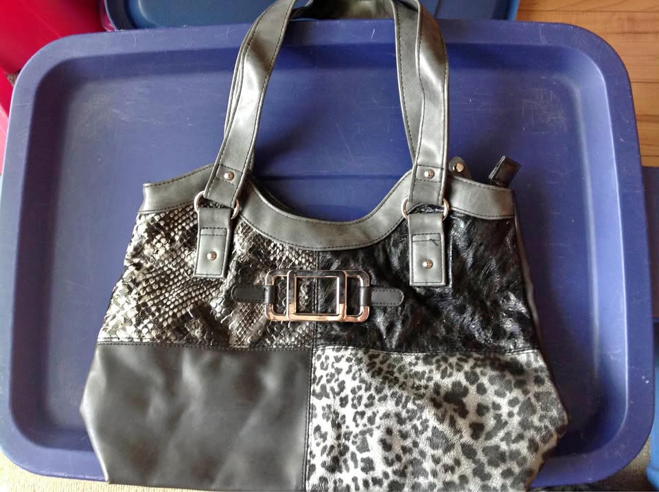 Animal print bag