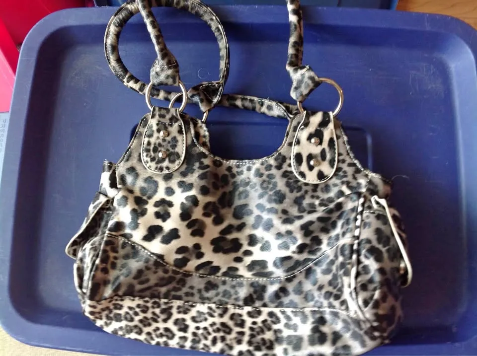 Leopard print bag thumbnail