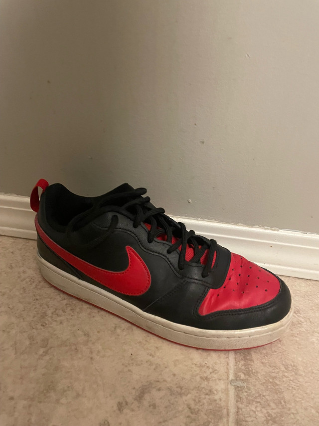 Red Nike Shoes Size 7 youth - photo 2