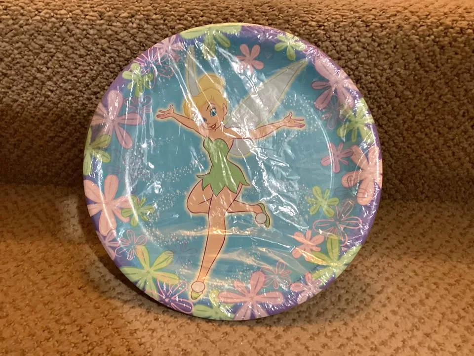 Tinkerbelle paper plates thumbnail