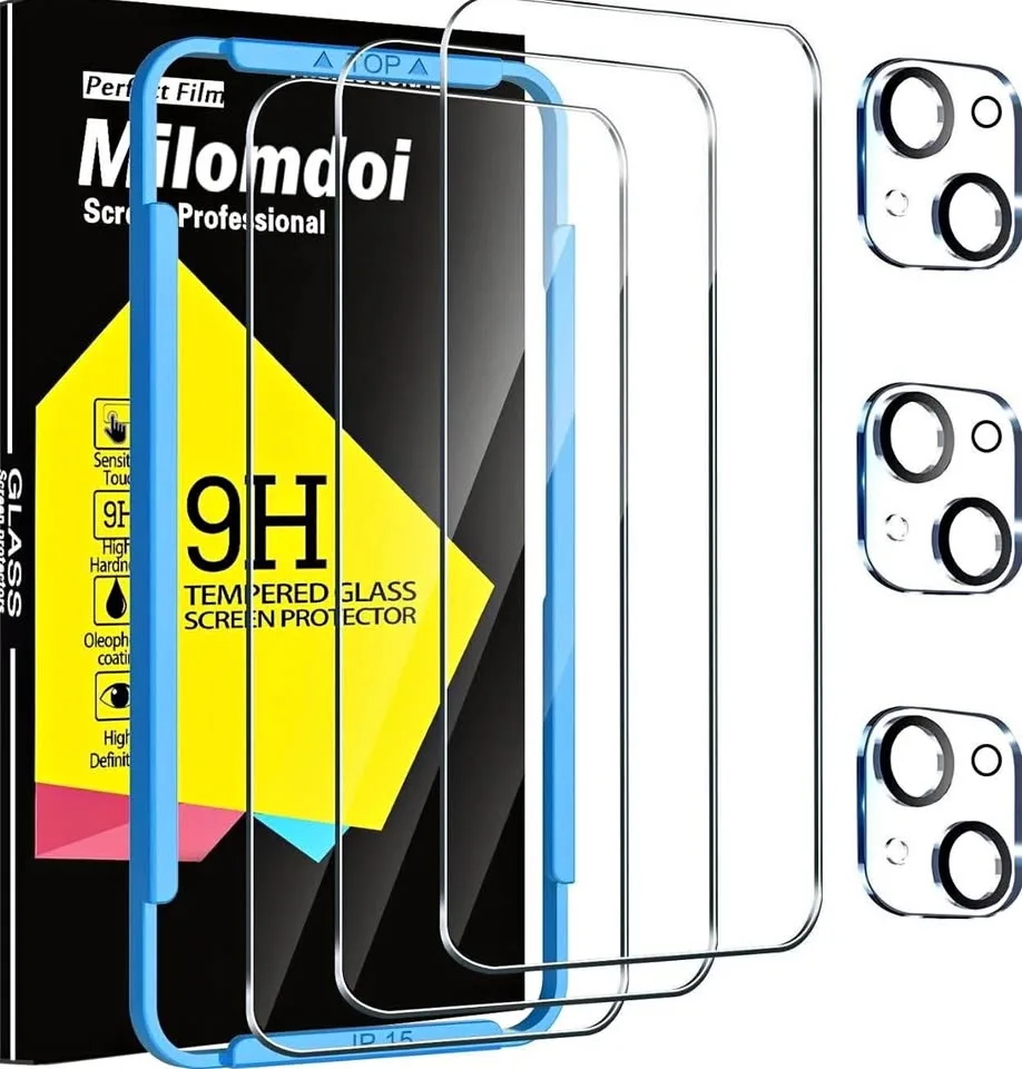 3-Pack Screen & Camera Protector Set for iPhone 15