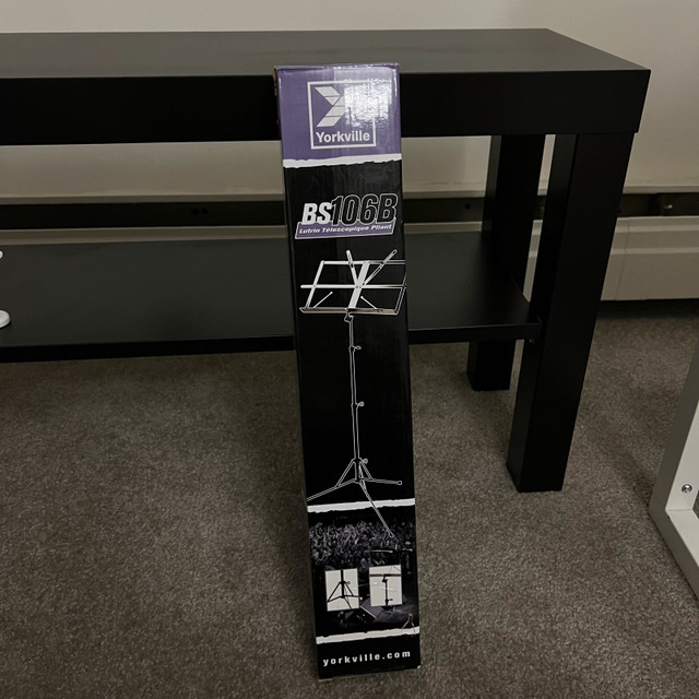 Yorkville Telescopic Folding Music Stand BS106B