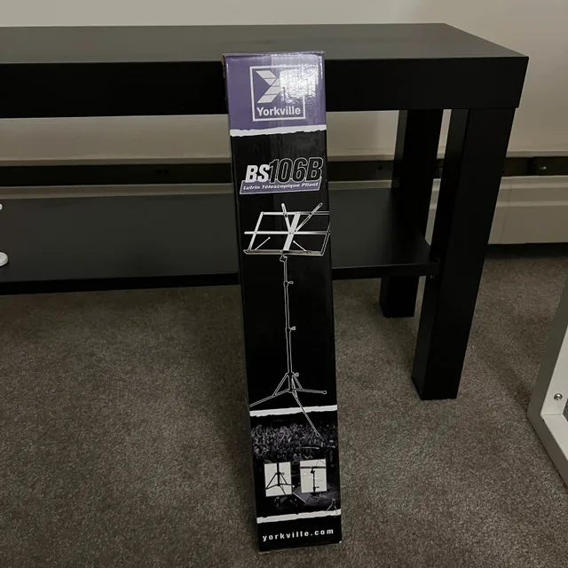 Yorkville Telescopic Folding Music Stand BS106B