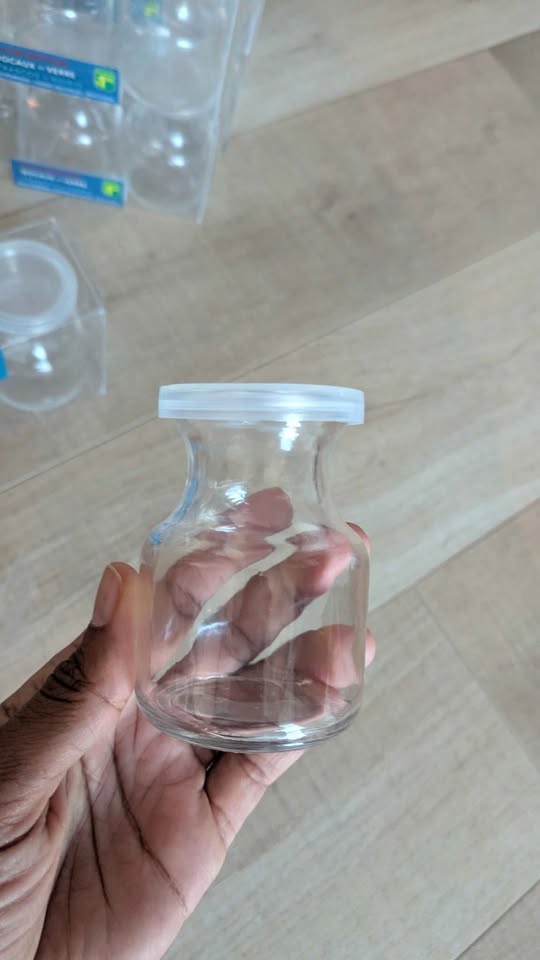 Mini glass milk bottles - photo 3