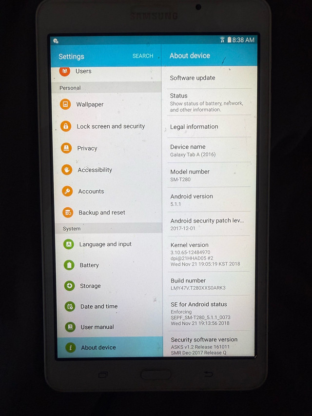 Samsung Tab A - photo 2