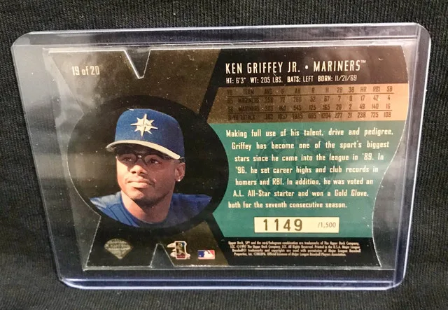 1997 SPx Ken Griffey Jr. Die Cut Holo image indicator(2)