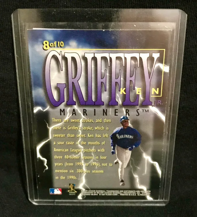 1997 Ultra Thunderclap #8 Ken Griffey Jr image indicator(2)