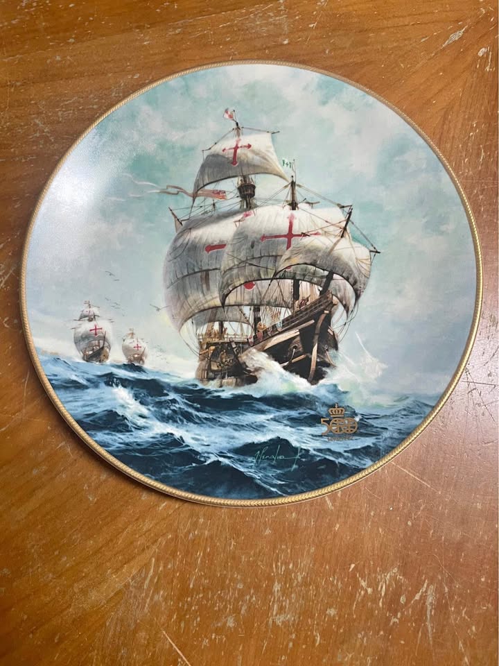 Columbus 1492-1992 Limited Edition Porcelain Plate