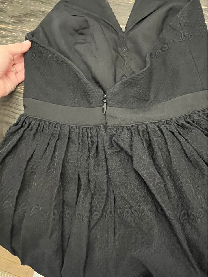 Bebe Black Layered Lace Halter Cocktail Dress Women’s Size 2 - photo 3