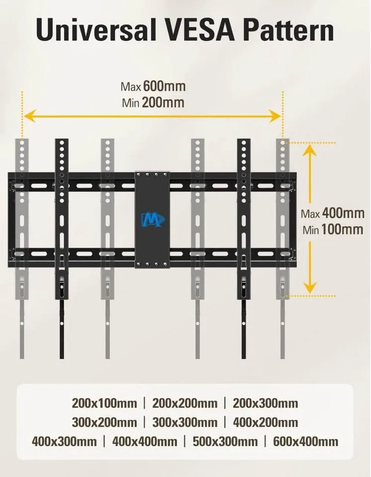 TV Wall Mount - Tilting Low Profile - 37” to 75” TV image indicator(7)