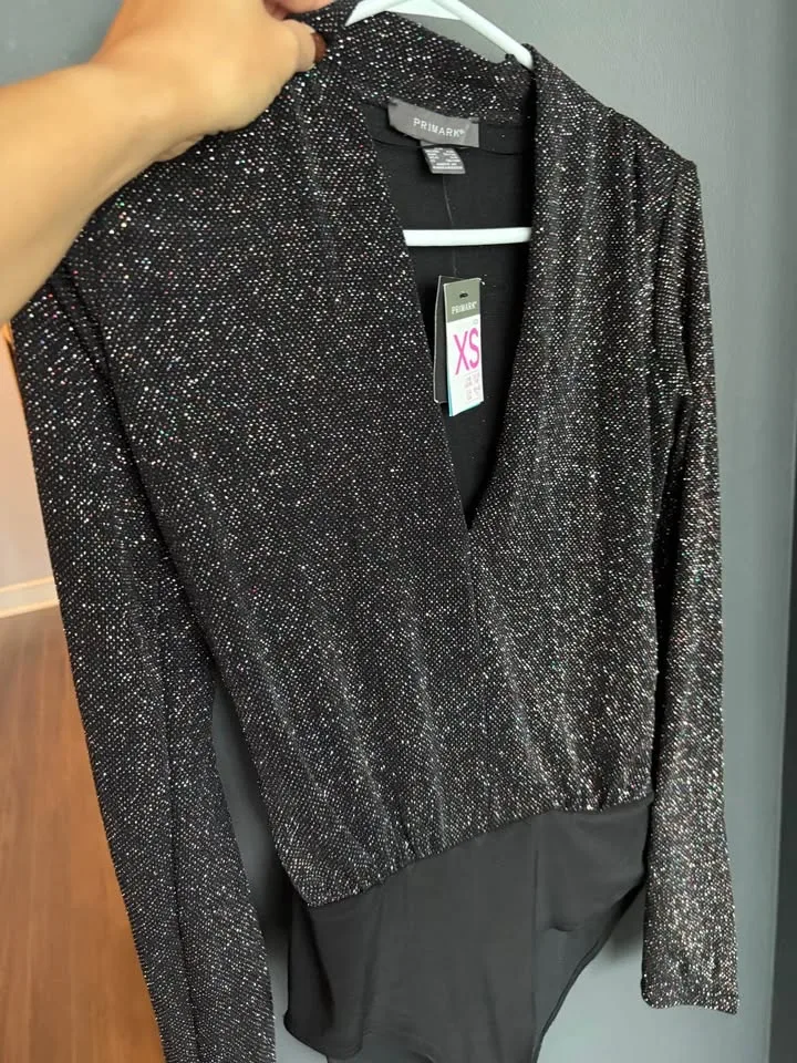 NEW Sparkling Bodysuit Size XS image indicator(2)