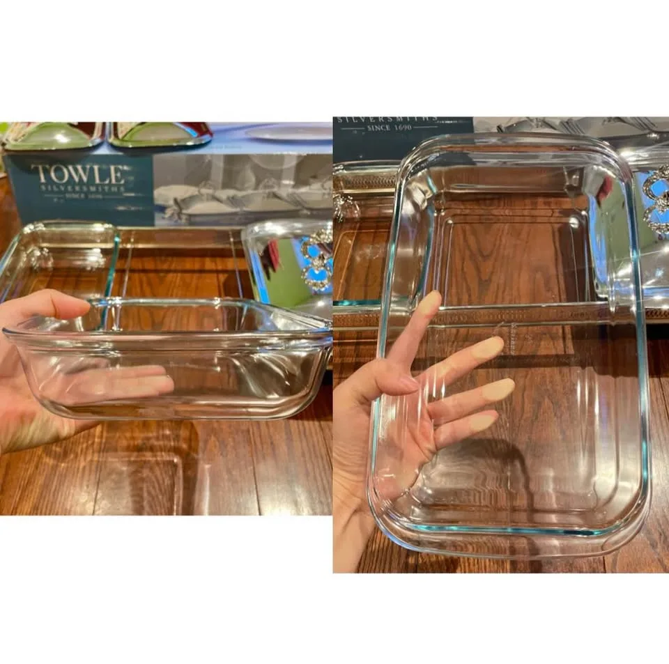 3-Dish Silver Plated Buffet Server with Glass Dishes – Vintage image indicator(8)