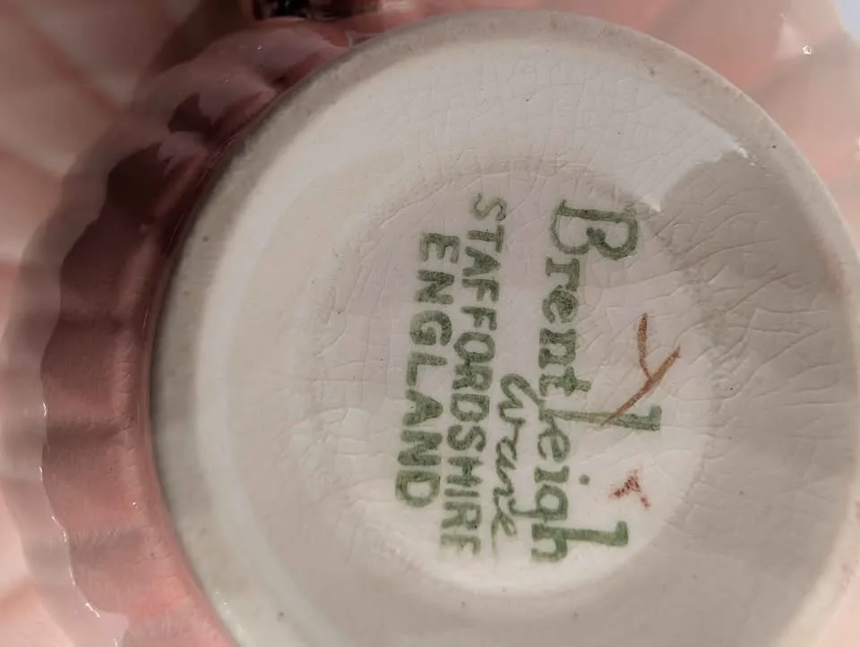 Designer 1970s/80s signed pink  hearts necklace earrings image indicator(8)