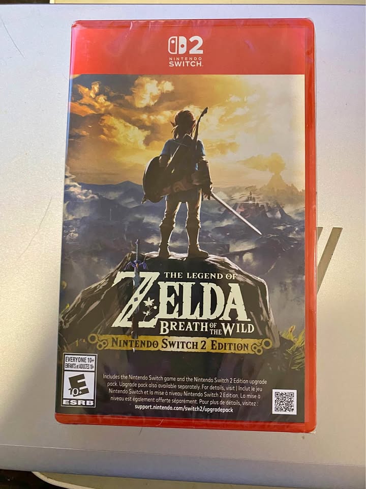Zelda Breath of the Wild Nintendo Switch 2- Brand New