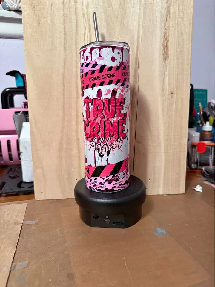True Crime Addict 20oz Tumbler thumbnail