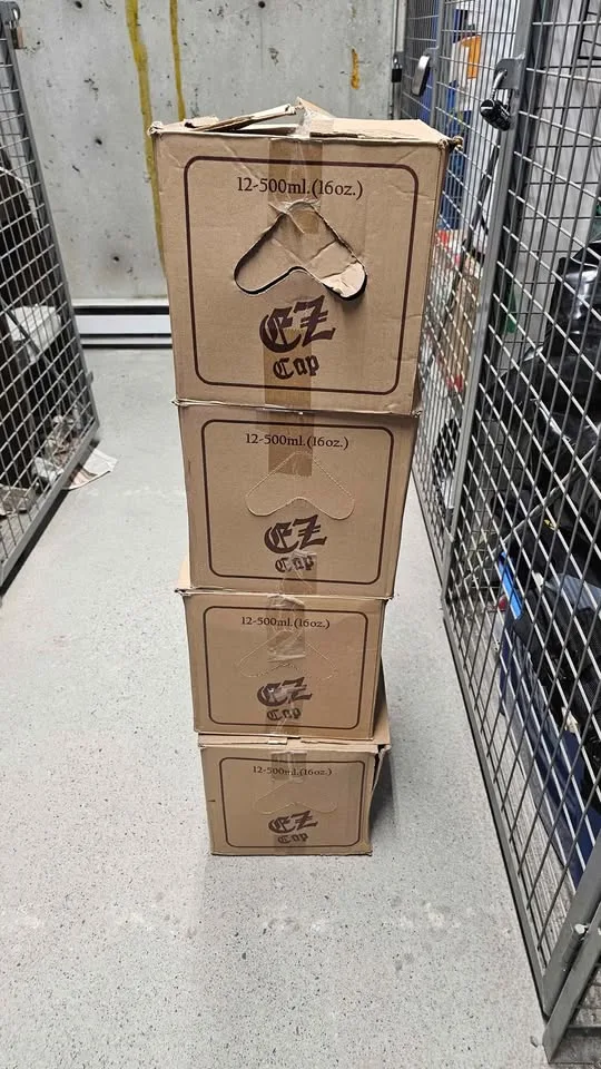 EZ Cap 500 ml Amber Glass Bottles (Swing-Top) image indicator(3)