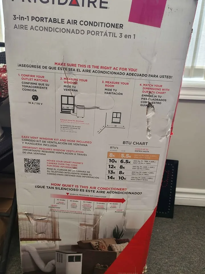 Frigidaire 8,000 BTU Portable Air Conditioner image indicator(4)