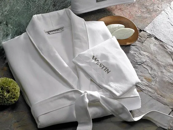 NIP Unisex Westin Hotel Spa Bathrobe & Slippers