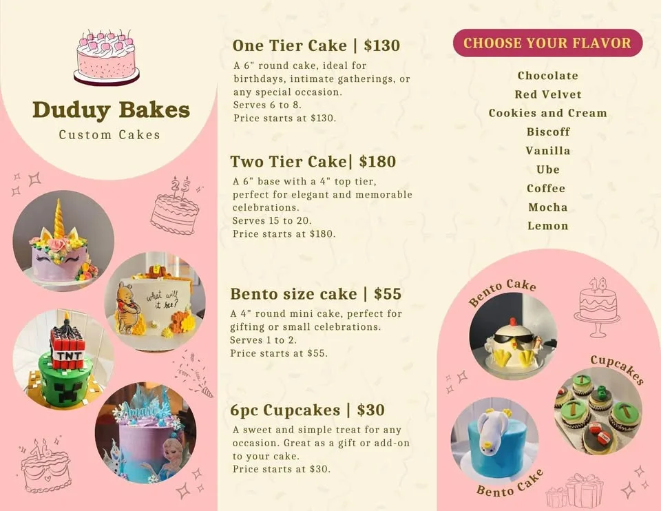 Custom Cakes, Bento cakes and cupcakes image indicator(10)