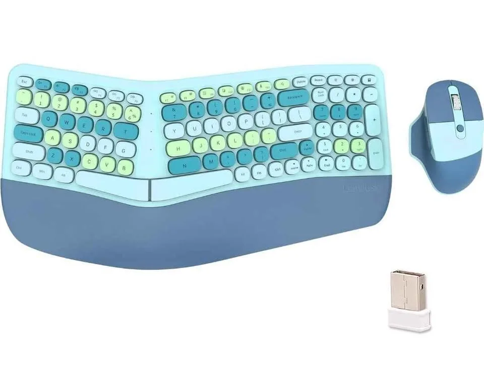 Wireless Ergonomic Keyboard and Mouse Combo image indicator(3)
