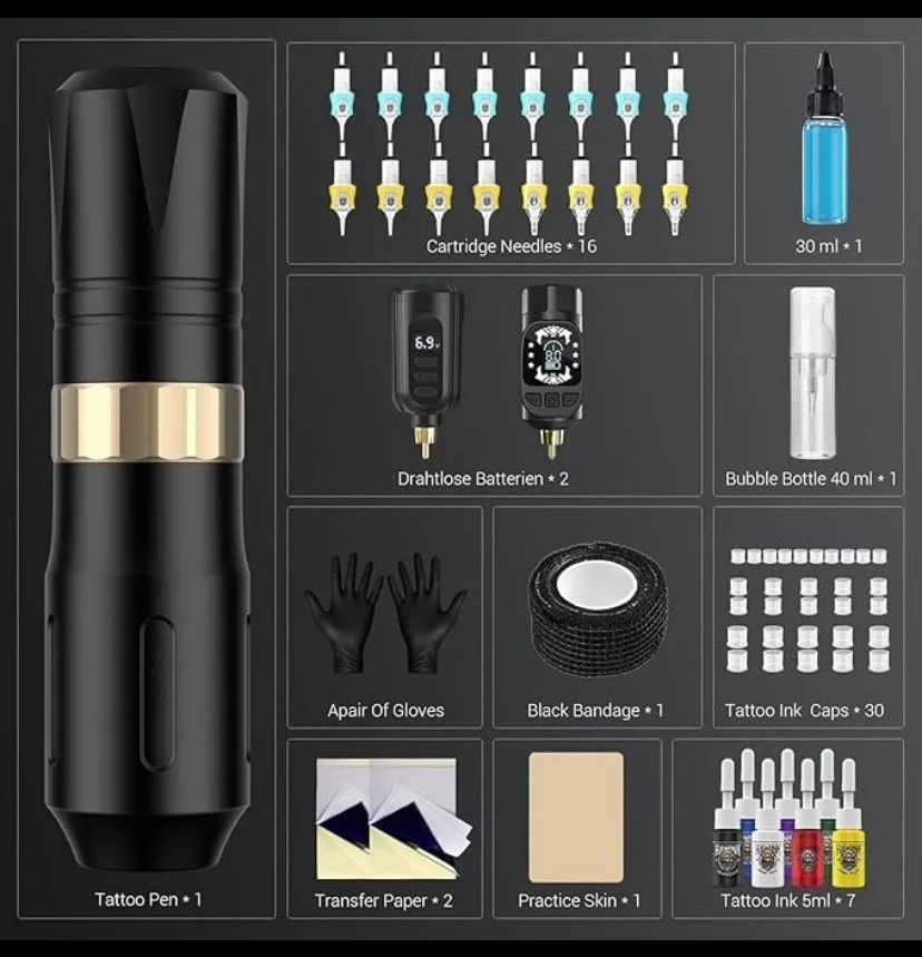All-in-One Tattoo Kit – Professional & Beginner Friendly image indicator(2)