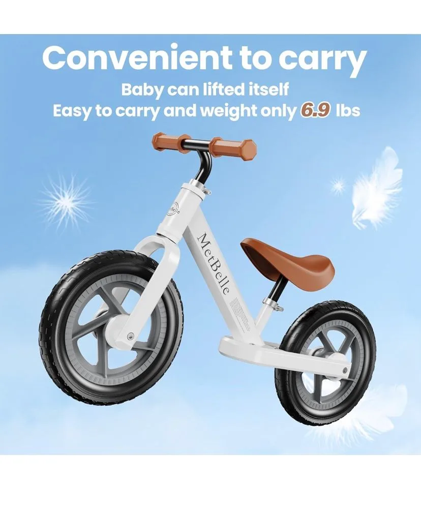 Toddler Balance Bike 2-5 Year Olds,12”No Pedals image indicator(6)