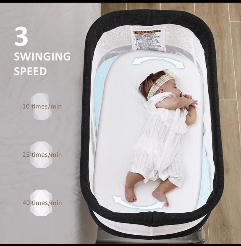 Electric Baby Bassinet – Smart, Soothing Sleep - photo 4