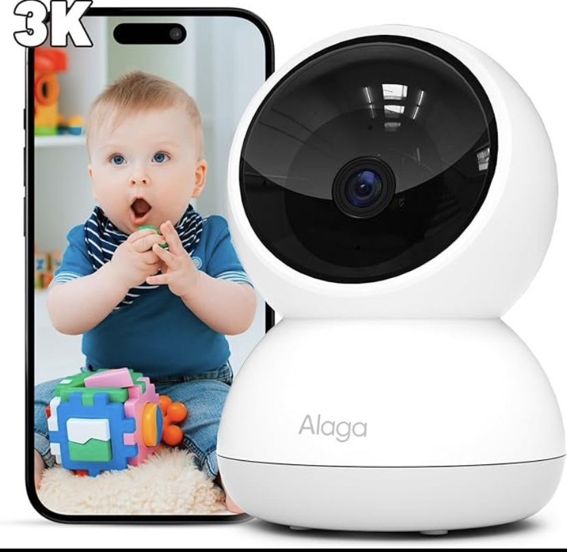 3K Ultra HD Security Camera – Smart, Full-View Protection