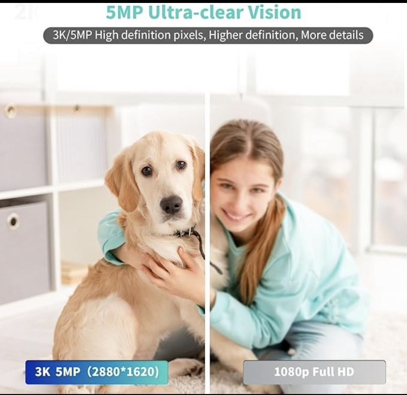 3K Ultra HD Security Camera – Smart, Full-View Protection - photo 2