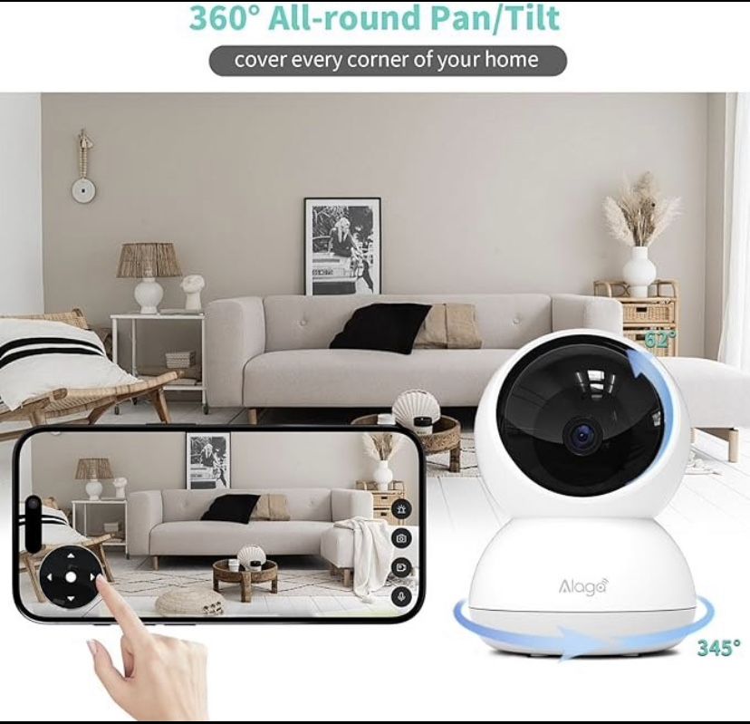 3K Ultra HD Security Camera – Smart, Full-View Protection - photo 4