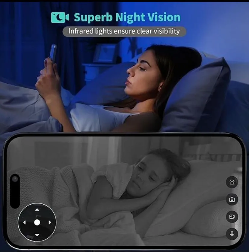 3K Ultra HD Security Camera – Smart, Full-View Protection image indicator(5)