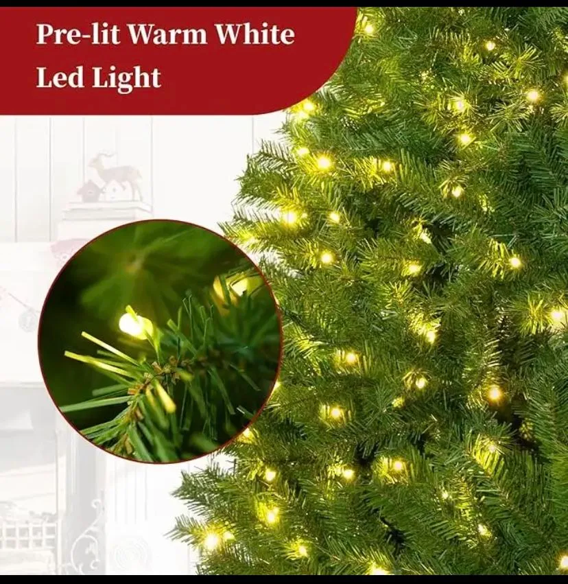 6ft Pre-Lit Christmas Tree image indicator(5)