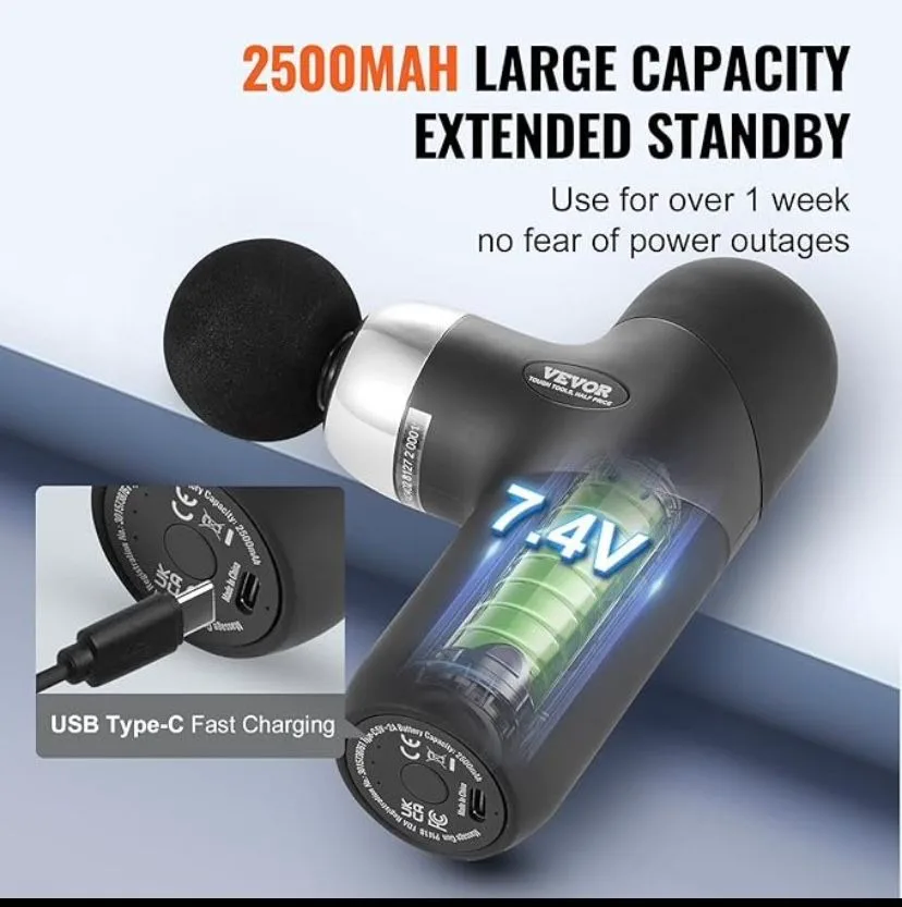 VEVOR Handheld Massage Gun image indicator(4)