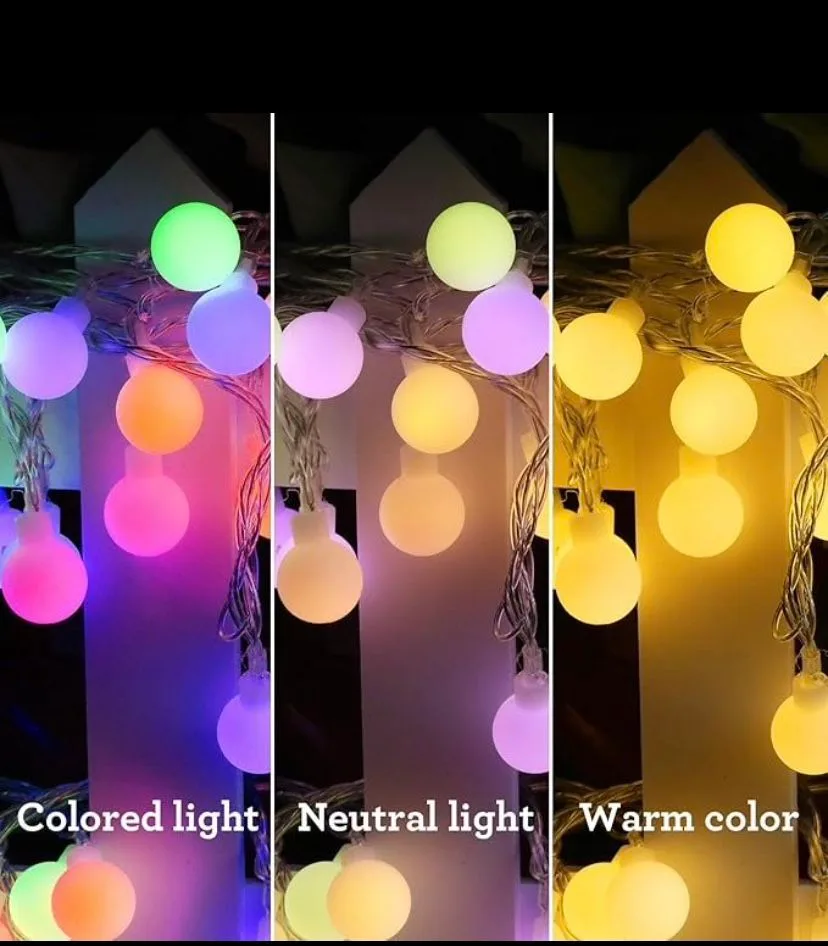 Solar String Lights with Multiple Color Modes image indicator(2)