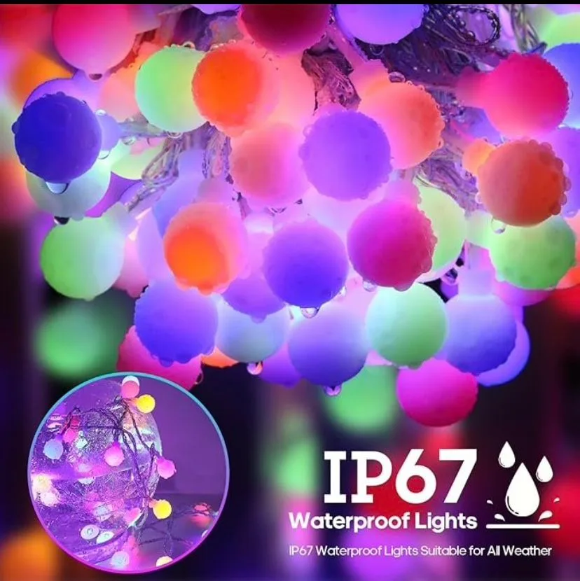 Solar String Lights with Multiple Color Modes image indicator(3)