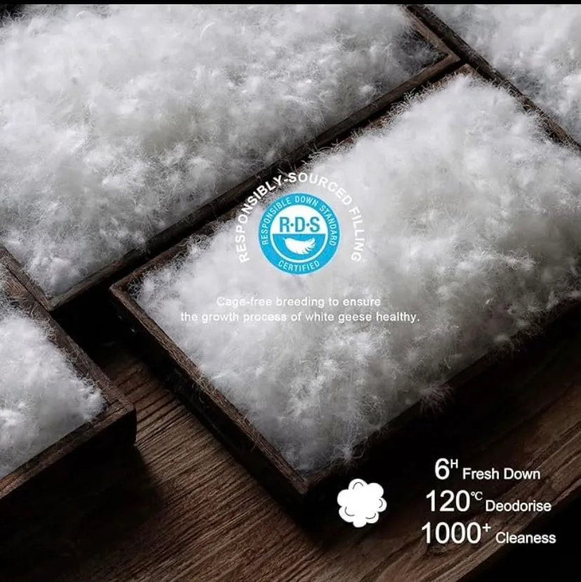 Twin Size, All Season Goose Down Feather Comforter image indicator(2)